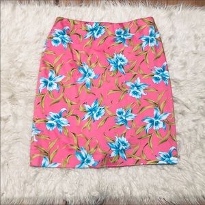 Jones NY Tropical Floral Skirt